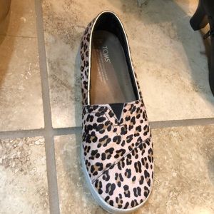 Tom’s Calf Hair Slip Ons 7W